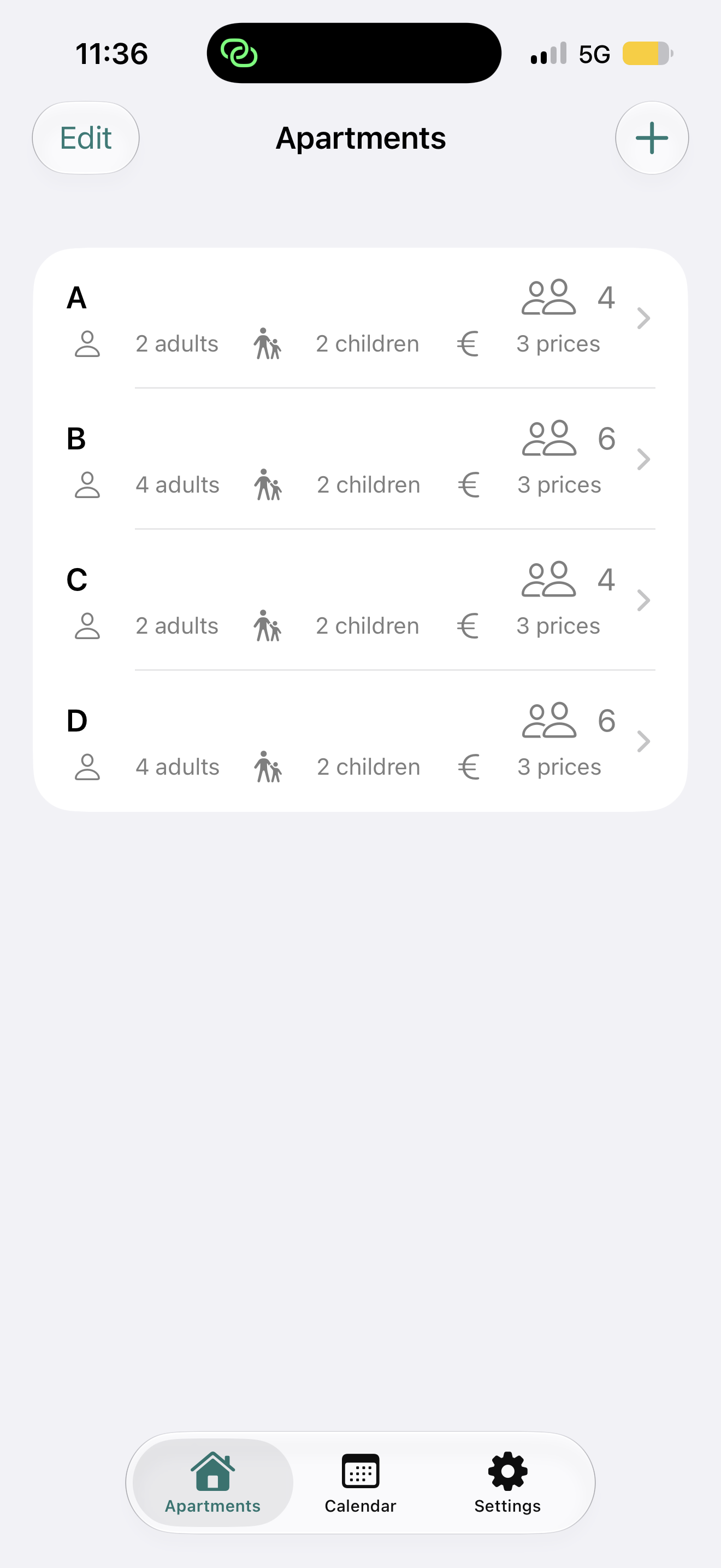 Apartment List - Light Mode