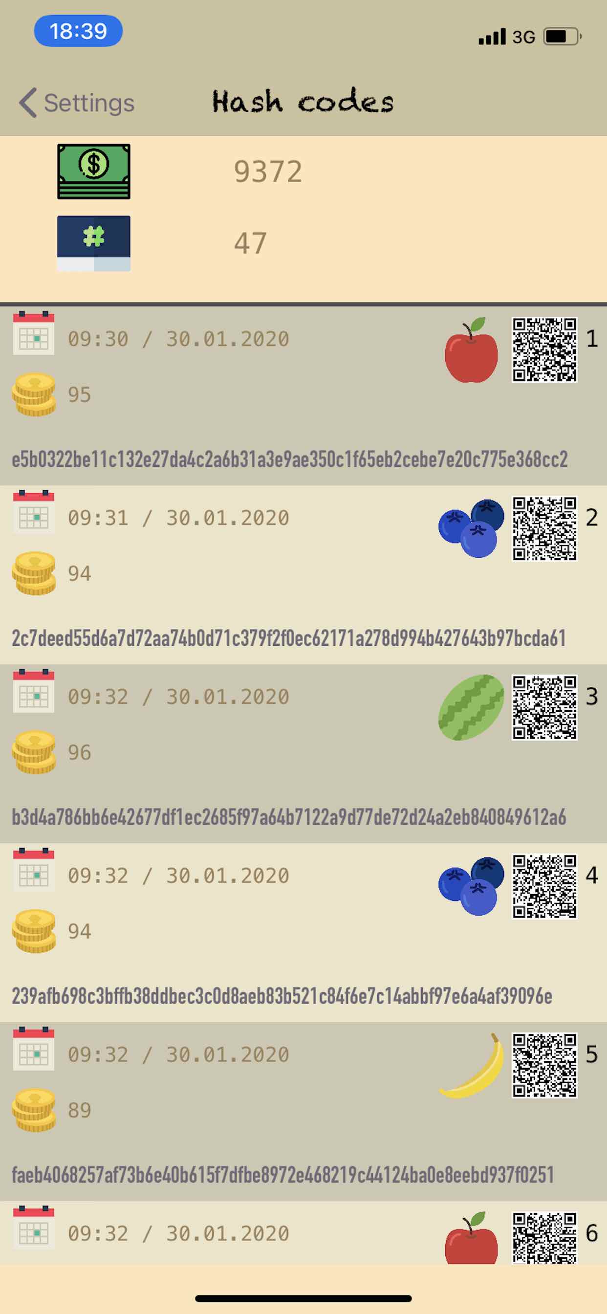 Color Mining hash codes