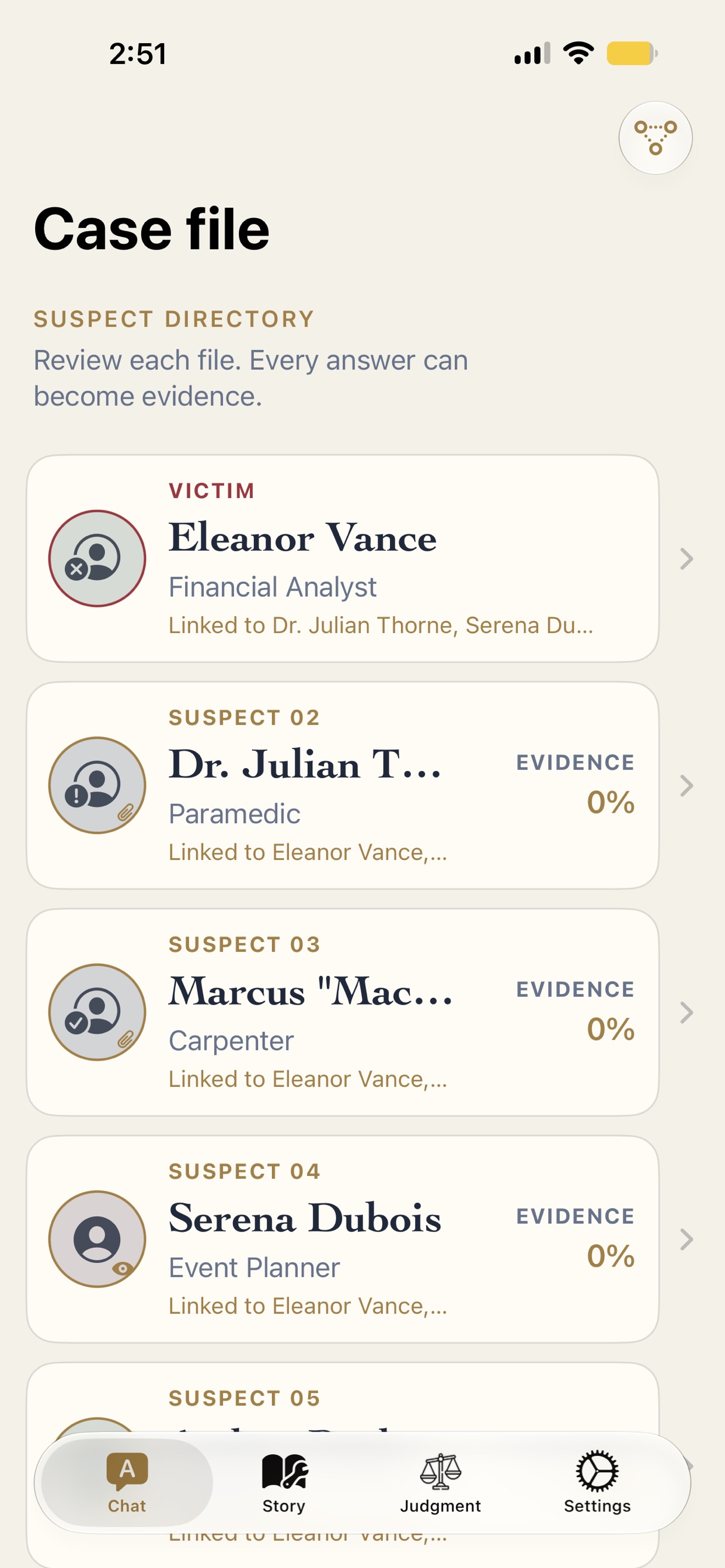 Crime Story notes