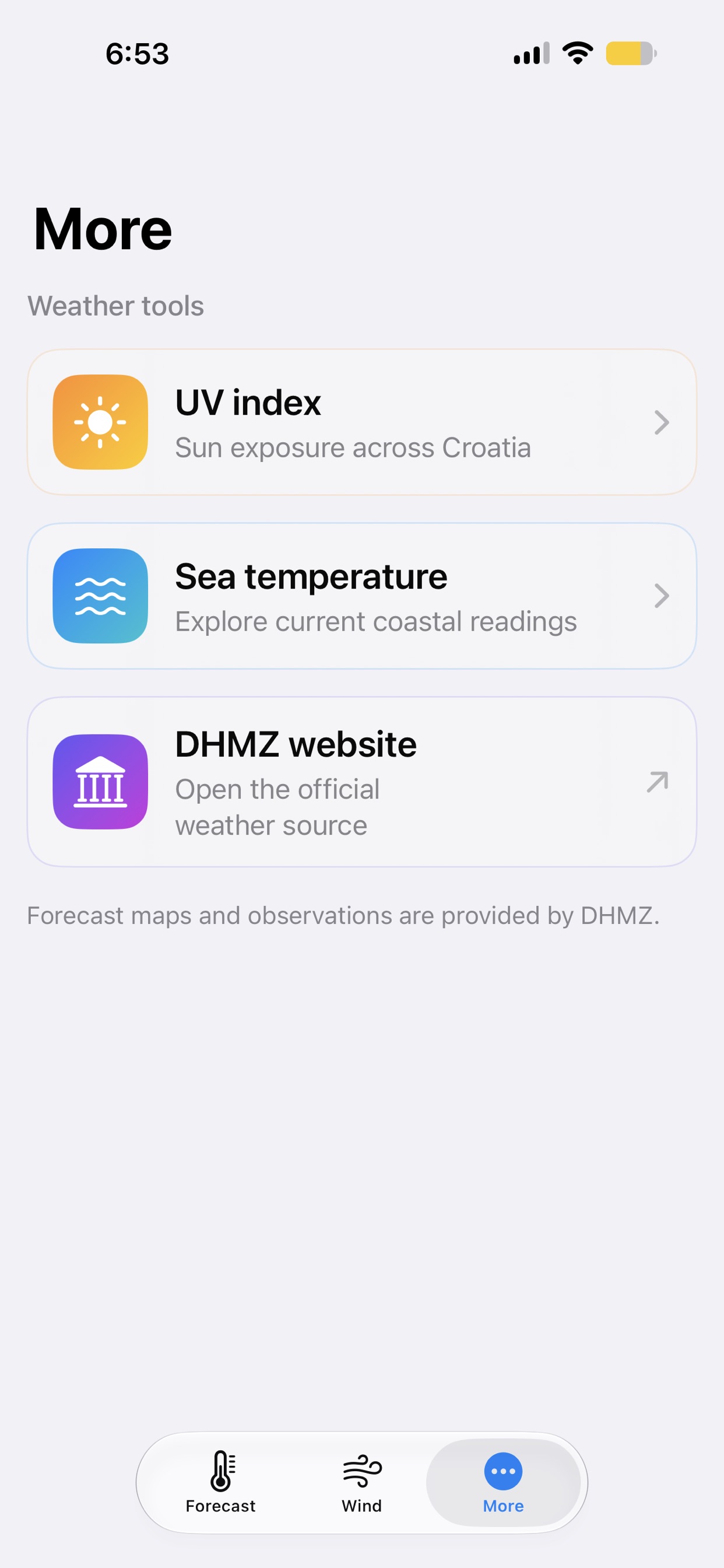 CroForecast app screenshot 4