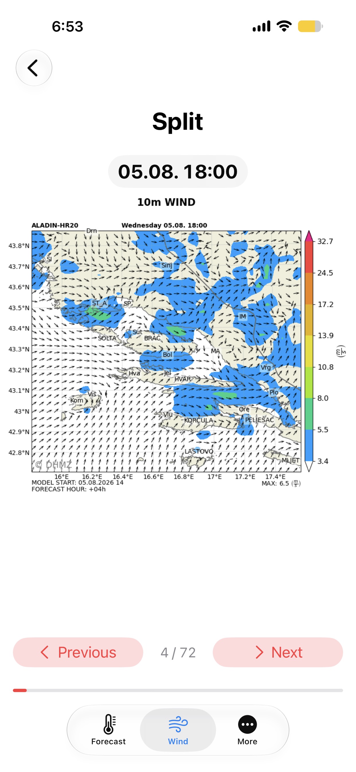 CroForecast app screenshot 6