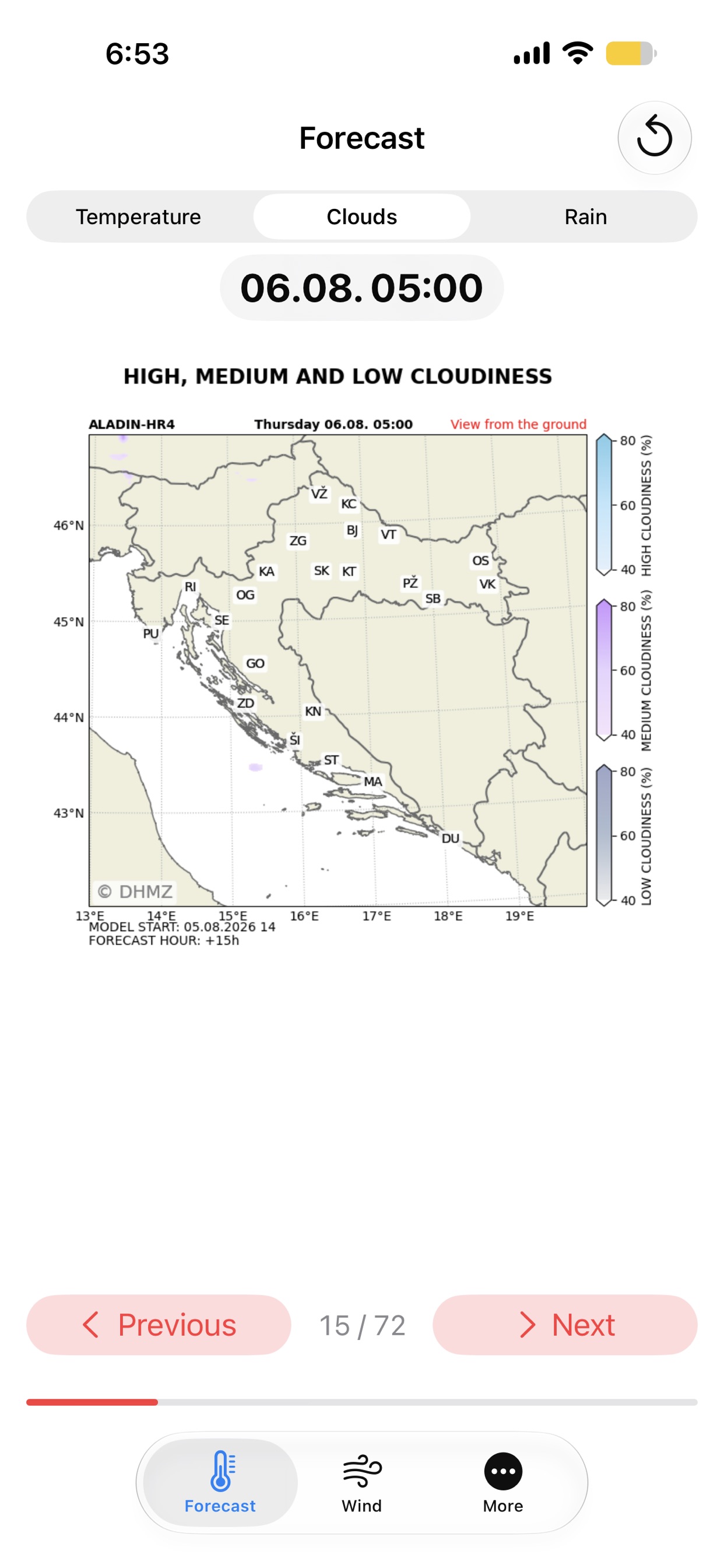 CroForecast app screenshot 8